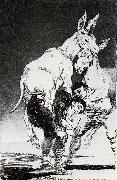 Francisco Goya Tu que no puedes painting